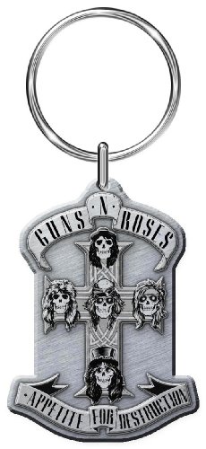 ROCKS-OFF Official Merch. Llavero – G 'n' r – Appetite for Destruction