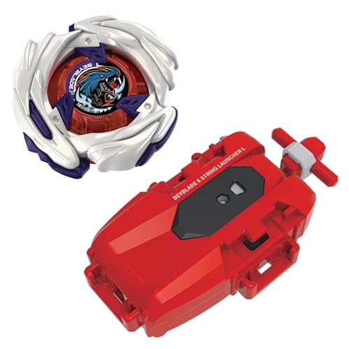 Image of Beyblade X Meteoroid Dragoon 3-70J Left Spin String Launcher with Takara Tomy Attack Type Top, Battling Tops Game Toys, Ages 8+ (Amazon Exclusive)