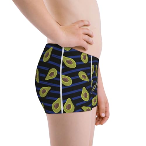 Boys' Cotton Boxer Brief Soft Underwear-Avocado2