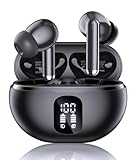 Picture of XIAOWTEK Wireless Earbuds, Bluetooth 5.4 Headphones with 50H Playback, Deep Bass Stereo Ear Buds Clear Calls with LED Power Display, IPX7 Waterproof, in-Ear Earphones with Mic for Phone/Android/iPad