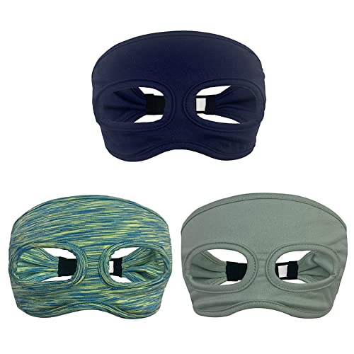Xinvivion Couvre-Yeux Anti-Transpiration VR 3 Pièces Sweat Guard - Couvre-Visage en Coton Respirant pour Oculus Quest 2 Cover