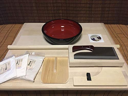 LYM3 OFFICE KIMURA IT21 L자 미아카 메밀 도구와 메밀가루 세트(메밀국수 세트)