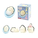 BUKURONEKO Oyster Blind Box, Kawaii Blind Box Figure(1 Pack), Original Japanese Design Collectible Toy, Pupupu Series Mystery Box for Home Decor, Birthday Gifts, Single Box