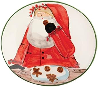 Vietri Old St. Nick Holiday Collection Italian Serveware Sets (Cookie Plate)