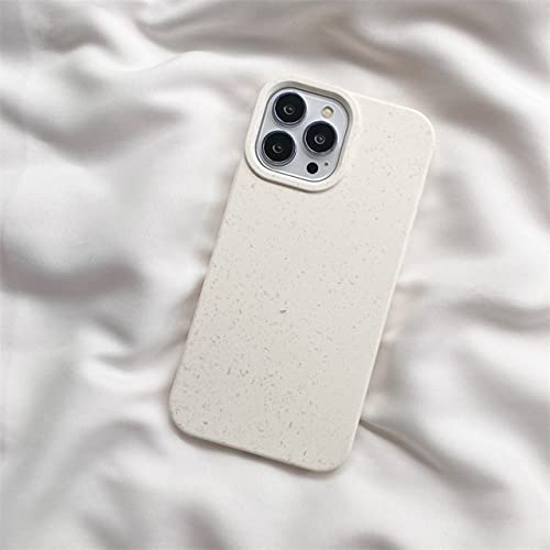 Coque paille de blé iPhone 11 Pro Max pour un quotidien minimaliste blanc