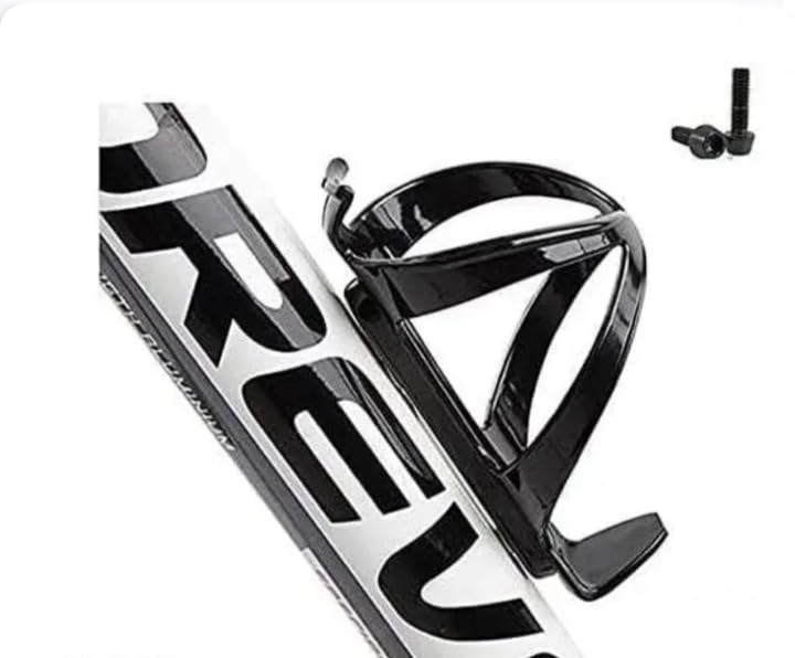 Image of Lightweight & Strong Bike Water Bottle Holder with Screws | Durable Bottle Cage for Road & Mountain Bicycles | Secure Fit & Easy Installation