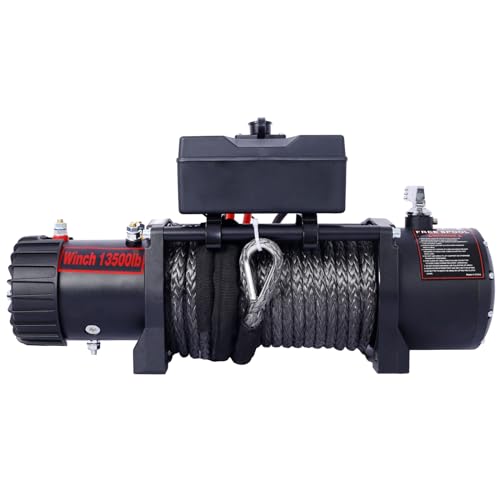 Winch eléctrico 13500 lb 12V con control inalámbrico miniatura 1