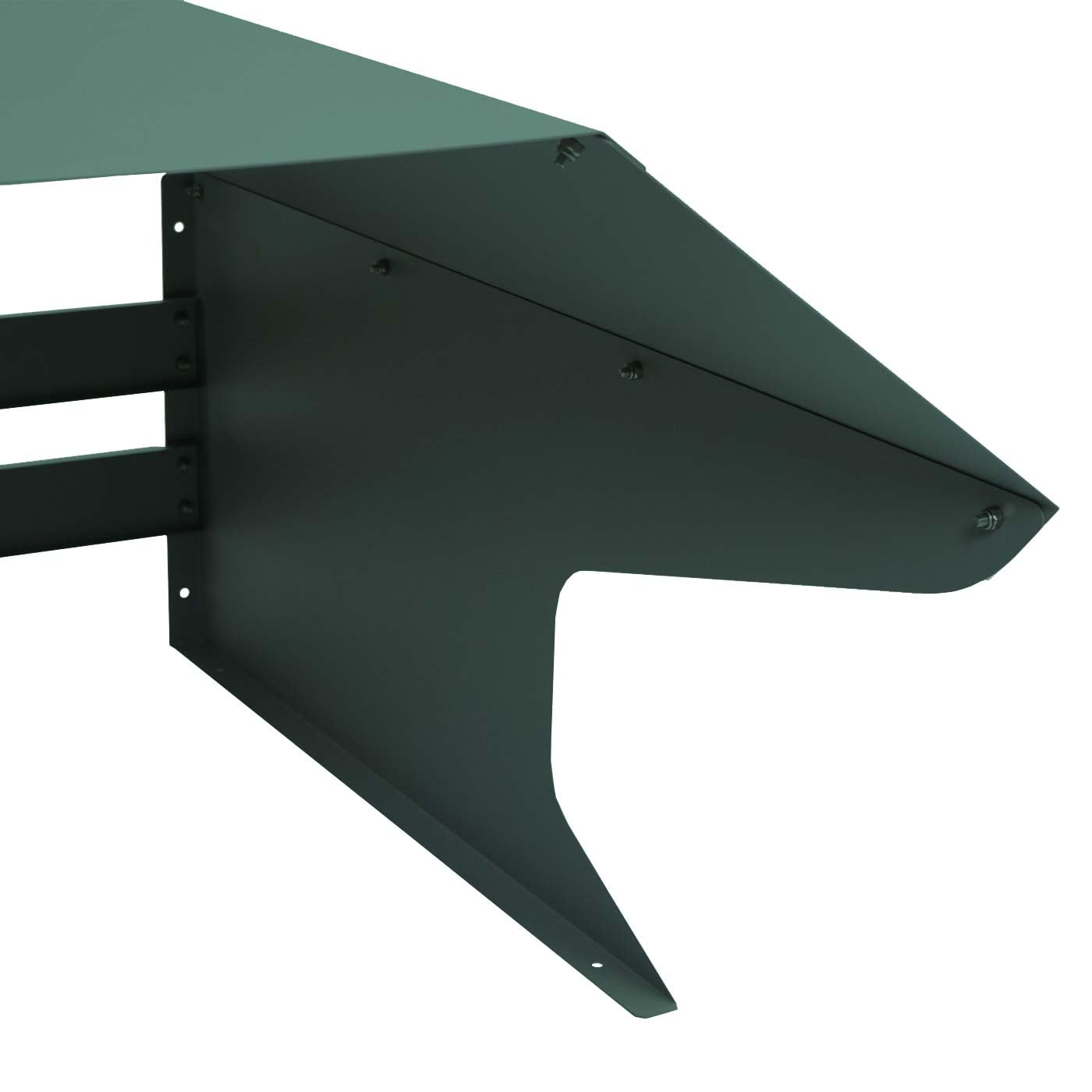 Mendler Garage voor robotmaaier HWC-L43, dak schuilplaats voor grasmaaiers, metaal 40x59x69cm - groen