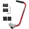 NeJesZoe Ergonomic Trimmer Handle Grip for Weed Wacker Extension Handle, Ergonomic String Trimmer Handle Lawn Trimmer Grips with Bracket Clamp for String Trimmer, Lawn Care, Landscaping (red)