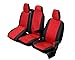 Produktbild Z4L Sitzbezüge CUSTO ROT schwarz Passgenau Ideal Angepasst Kleintransporter | 4DV-CU-OR3M-SD-22