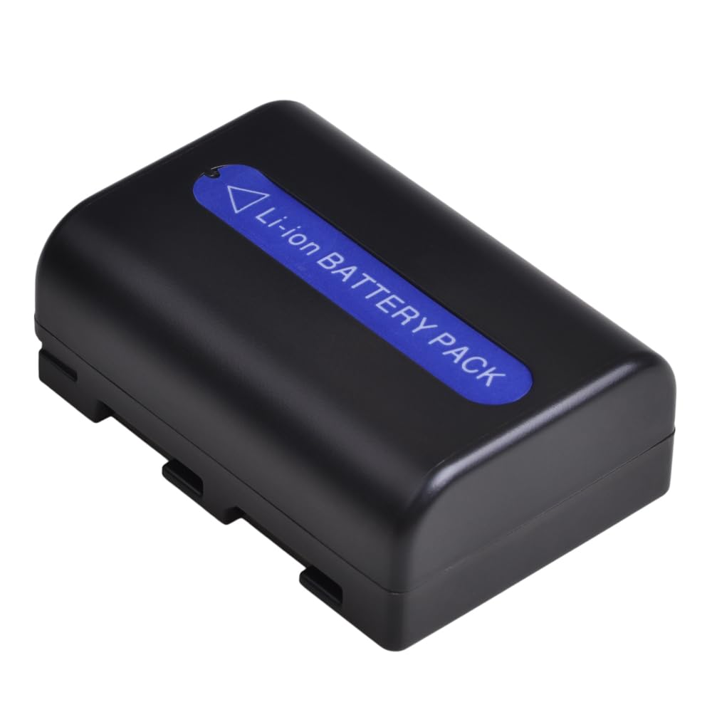 DuraPro 2Stk NP-FM50 NP FM50 Akku + Dual USB Ladegerät für Sony NP-FM30, NP-FM51, NP-QM50, NP-QM51, CCD-TRV128, CCD-TR108, CCD-TR208, CCD-TR408, CCD-TR748, Kameras CCD-TRV106, CCD-TRV107, CCD-TRV108