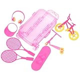 Accessoires de maison de poupée : développer les compétences sociales et la capacité de travail en équipe des enfants grâce à des jeux de rôle, très amusant à jouer avec les enfants, valise de poupée