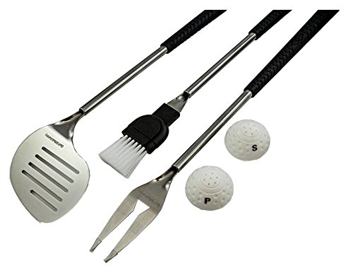 Set Parrillero 5 piezas con Mangos de Palo de Golf miniatura 1