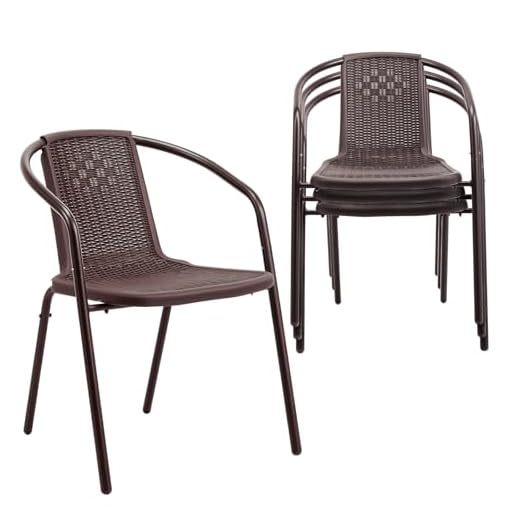 VINGLI PE Rattan Dining Chair Set
