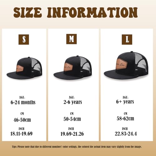 Custom Baseball Caps for Toddler Custom Trucker Hat Sun Hats Adjustable Snapback Cap Gifts for Kids Boys Girls Adults2