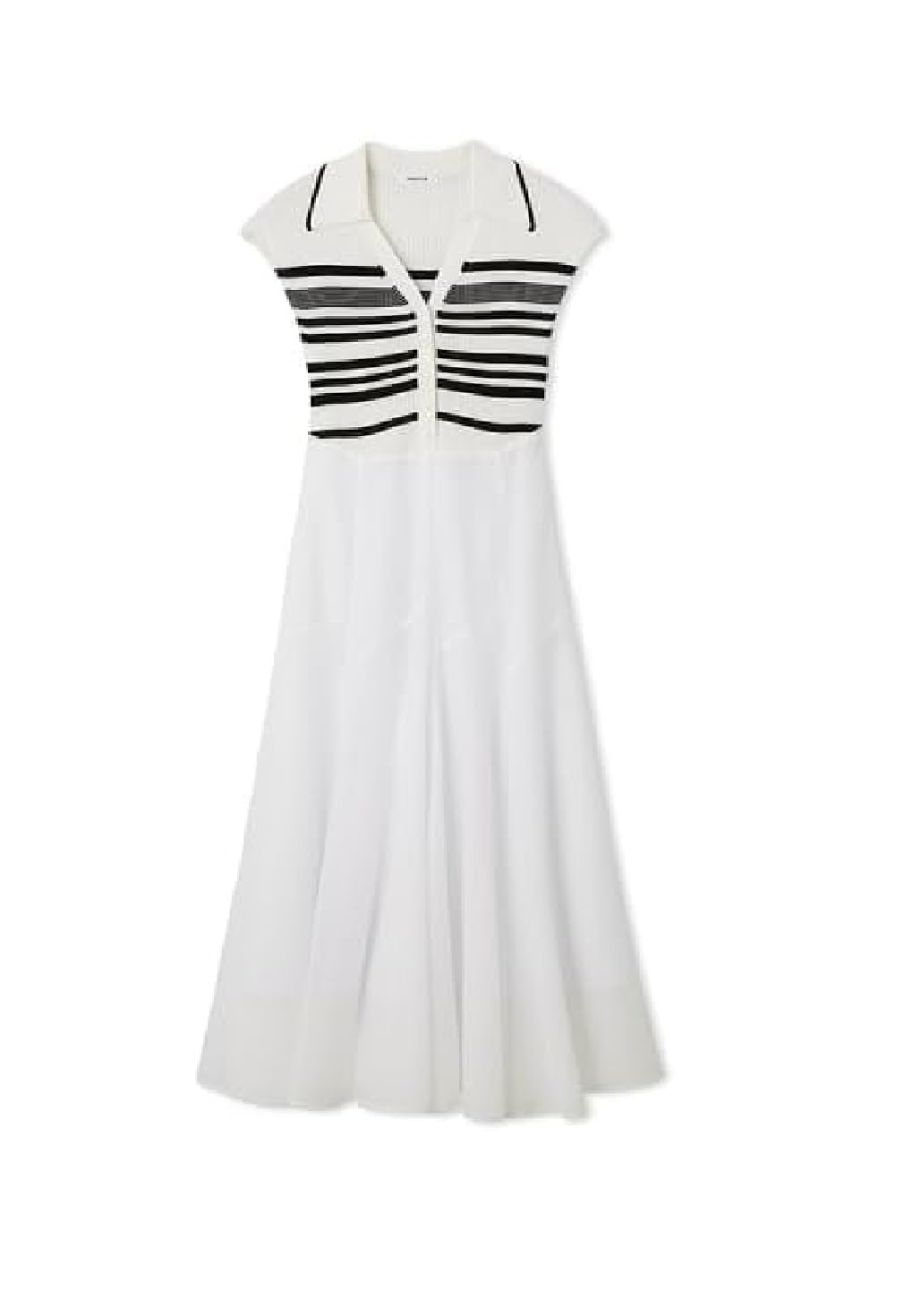 Amazon.co.jp: [フレイ アイディー] ポロカラーコンビワンピース