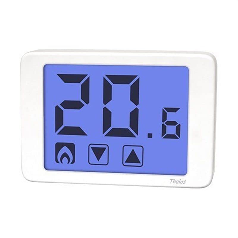Chronotermostat tactile Thalos blanc régulation de température 2 à 35°C