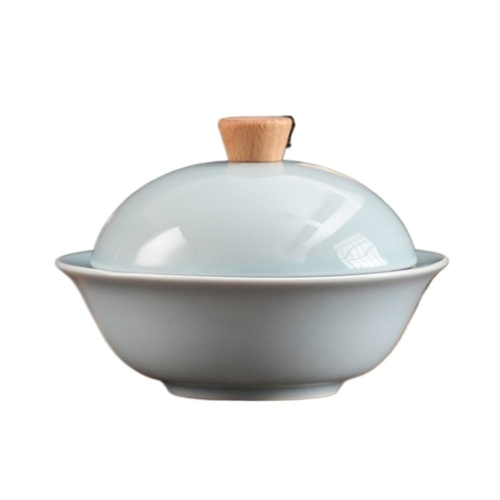 Smoking Accessories Office Desktop Solid Color Ashtrays Rooms Ashtray Round with Lid Ceramic Material for Living Room(Multi-colored)