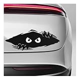 HDFES Peeking Monster Car Decal Bumper Sticker, Peeking