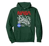 NASA Space Shuttle Schematic Layout Pullover Hoodie