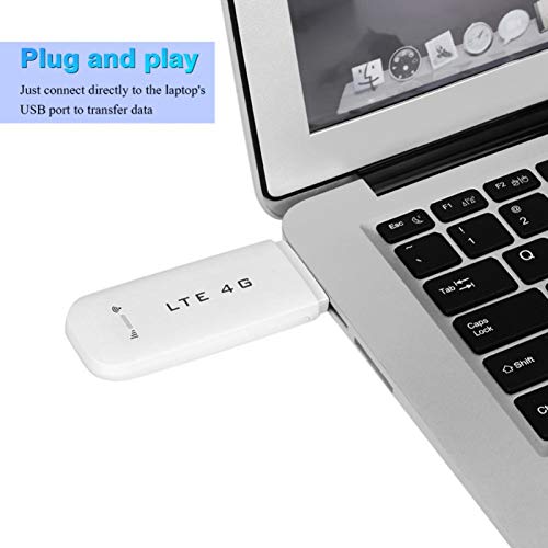 Image of 4G LTE USB Modem Stick Hotspot, 100Mbps Portable WiFi Router Adapter for Car Home Travel, Plug and Play Wireless Hotspot for Laptop PC /Vista /7 /10 Mac OS Linux, Up to 10 User