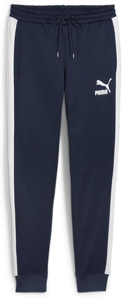 PUMA Mens T7 Iconic Pants Casual Drawstring - Blue - Size M