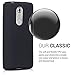 kwmobile TPU Case Compatible with ZTE Axon 7 Mini - Case Soft Slim Smooth Flexible Protective Phone Cover - Black Matte