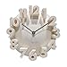 3d Big Digital Modern Contemporary Home Office Decor Round Quartz Wall Clock White