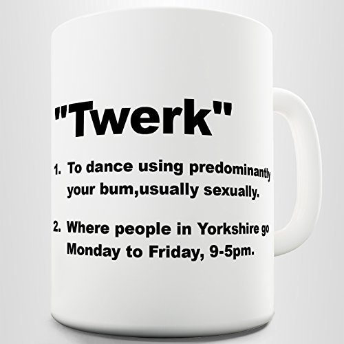 Twerk Funny Yorkshire Joke Printed Coffee Mug