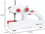 Singer Stitch Quick + (Two Thread) Hand Held Mending Machine, White (01774)