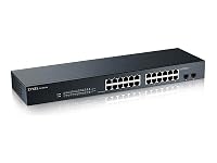 Zyxel Netzwerk Switch 24 Port | Smart Managed Gigabit | GS1900-24 – Ansicht 2