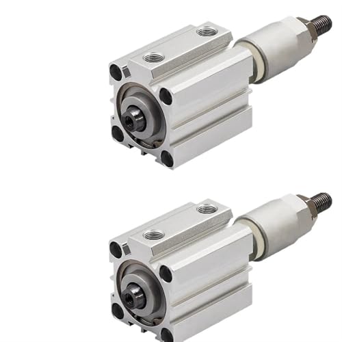 Cylindre pneumatique à course réglable SDAJ32 en aluminium anodisé haute précision