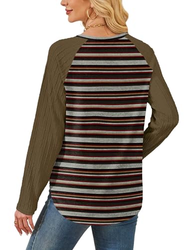 Image of SAMPEEL Sweatshirt for Women Long Sleeve Shirts Crewneck Sweaters Fall Fashion Outfits 2025 Trendy Tunic Tops Plus Size