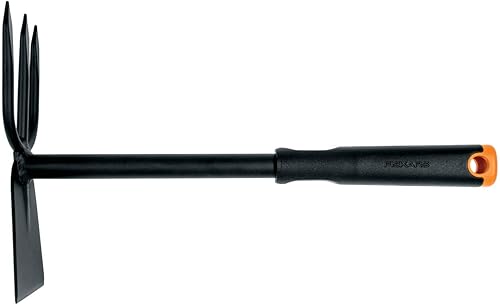 Miniatura 5 de Fiskars Ergo 1027030 - Azada de cultivador, hoja de azada afilada, longitud 12.0 in, hoja de acero resistente al óxido, mango de plástico,