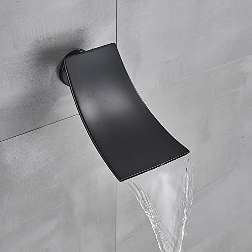 Robinet de douche noir et bronze mat ensemble de bain mural de 10 à 12 pouces - 3