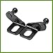 HOPESPANNER 2 Pair 10mm Car Ball Studs Mounting Brackets Black for Gas Struts Shocks 42x35x21mm Vehicle Components