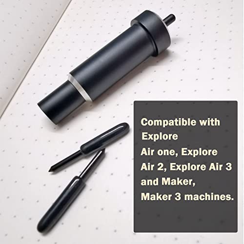 Explore a lâmina de corte profundo e a carcaça para Cricut Maker, Niantime substituição lâmina de po