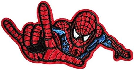 1 Piece of Cartoon Fabric Made of Clothing Accessories Super Hero Spiderman Embroidery Cloth Patch Patch Badge