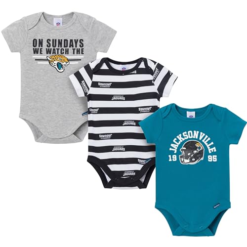 Image of Gerber NFL Baby Boys 3-Pack Onesie Bodysuit