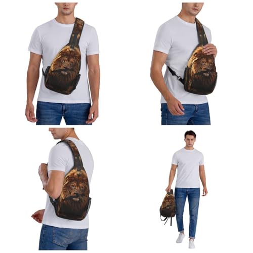 Pequeña mochila bandolera para senderismo unisex miniatura 7