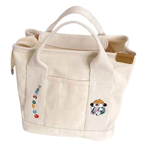 Mom Meal Bag For Travel Parents Canvas With Ample Space Multipurpose Diaper & Meal Easy Carrying Mom Outdoor Activity Accessory
