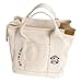 Mom Meal Bag For Travel Parents Canvas With Ample Space Multipurpose Diaper & Meal Easy Carrying Mom Outdoor Activity Accessory