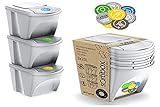 Cubiertas extraíbles para facilitar la colocación de una bolsa de basura, así como para la eliminación de los residuos de manera fácil y cómoda