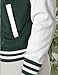 BCPOLO Baseball Jacket Varsity Baseball Cotton Jacket Letterman jacket 8 Colors-green M US