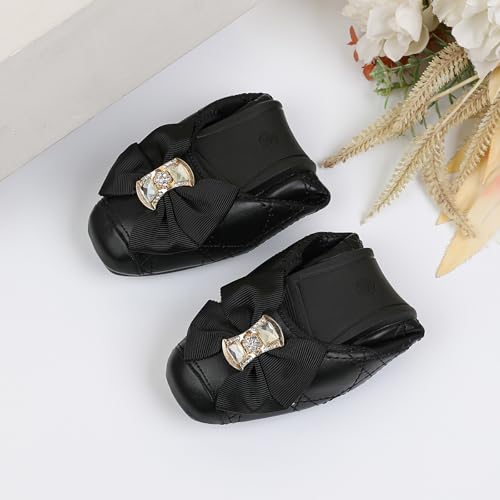 Unifizz Womens Ballet Flats Bling Rhinestone Square Toe Comfort Slip On Walk Work Loafers Bow Bridal Dress Shoes2