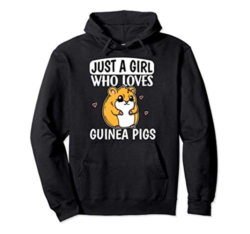 Just A Girl Who Loves Guinea Pigs Disfraz Guinea Cerdo Sudadera con Capucha