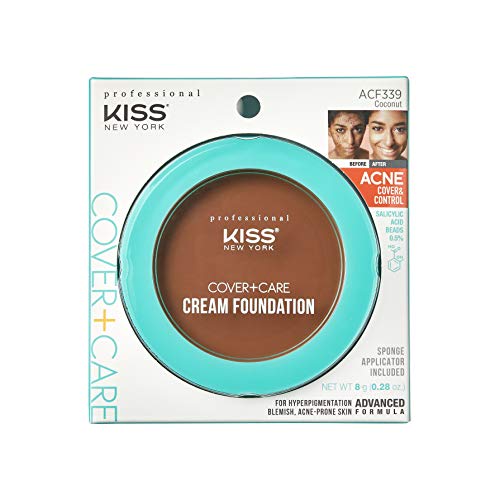 Kiss Cover+Care Acne Control Cream Foundation (Coconut) #TOP1