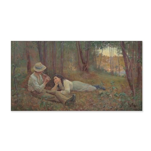 Tableaux abstraits modernes Bush Idyll pour une atmosphère artistique unique