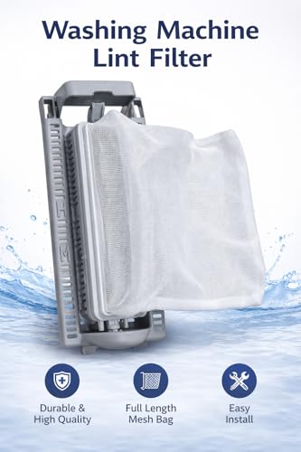 Image of AMAZOR Washing Machine Filter | Lint Filter /Dust Filter /Waste Collector /Drain Jali for Semi & Fully Automatic Washing Machines (Compatible for lg. semi Frame with Filter)