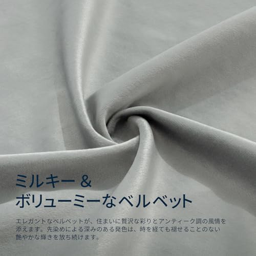 Image of Phantoscope Pack of 2 Velvet Decorative Throw Decorative Pillow Cover Soft Solid Square Cushion Case for Couch Mist Grey 18 x 18 inches 45 x 45 cm